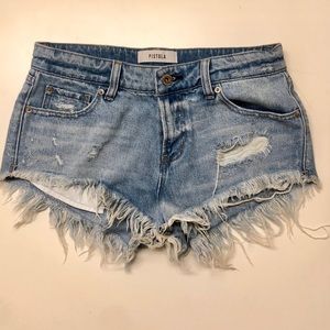 Pistola denim cutoff shorts